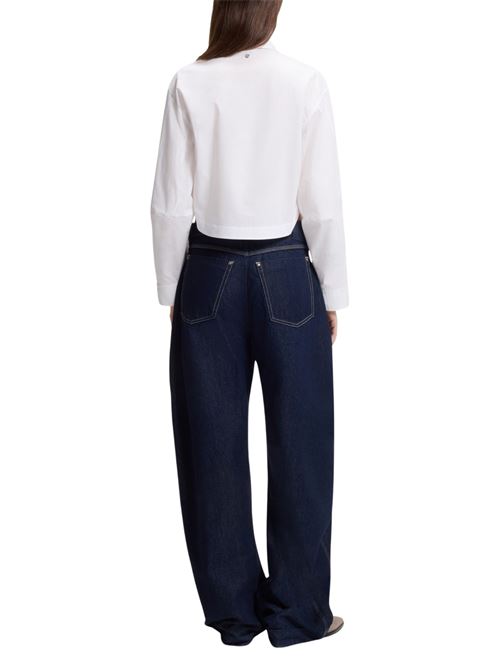 Camicia cropped 100% cotone Boss Orange | 50548402100